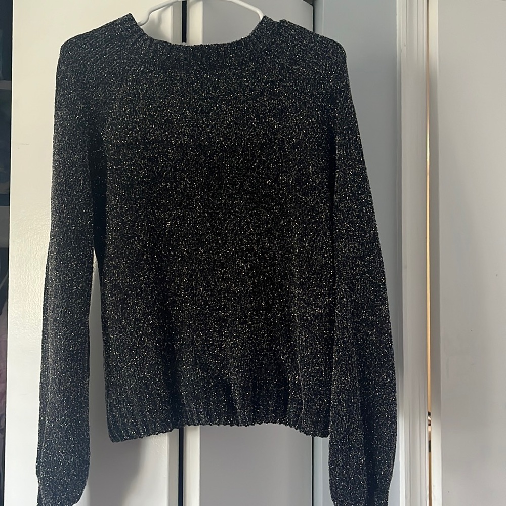 Sparkly Black Sweater